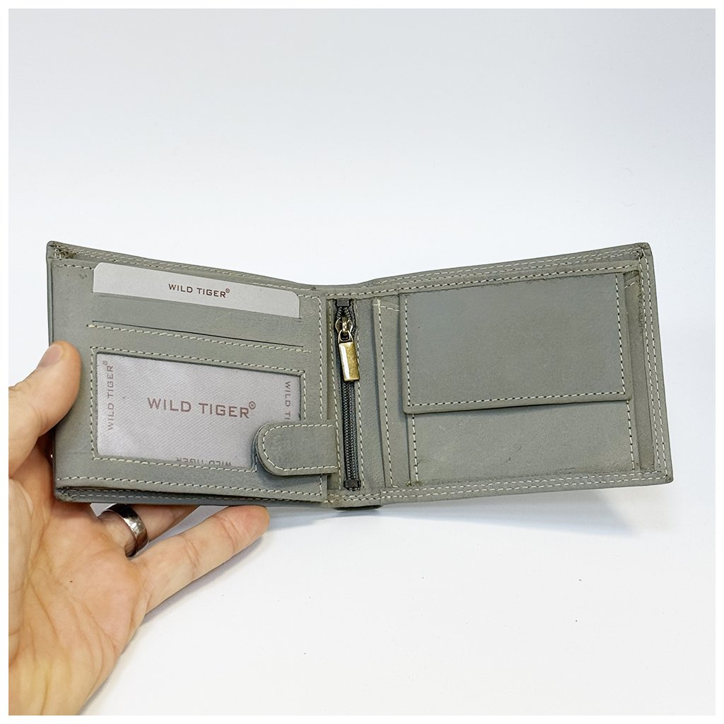 Luxusní kožená peněženka s vlastním textem nebo fotkou