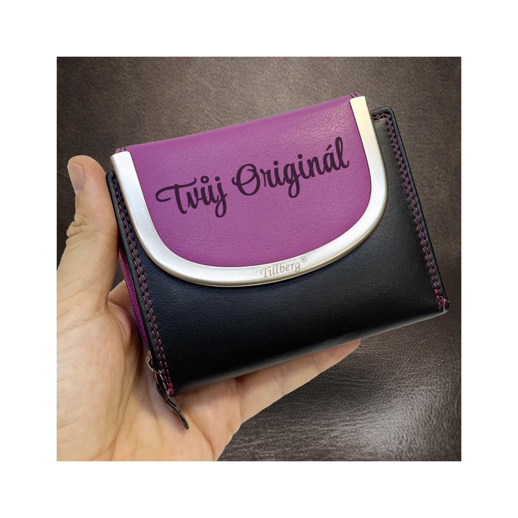 Luxusní kožená peněženka s gravírováním