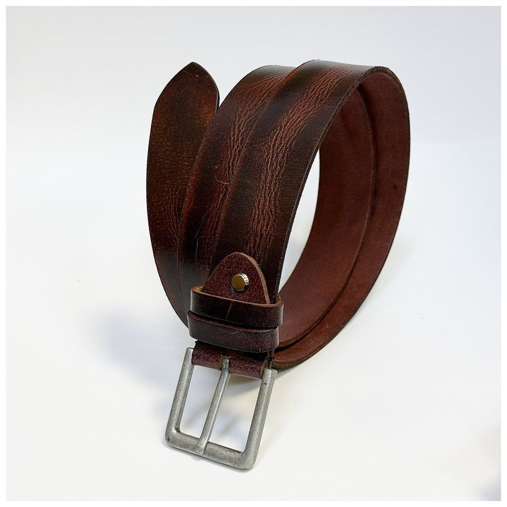 Bordo kožený pásek s vlastním monogramem