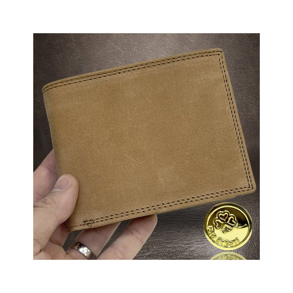 Kožená peněženka s personalizací