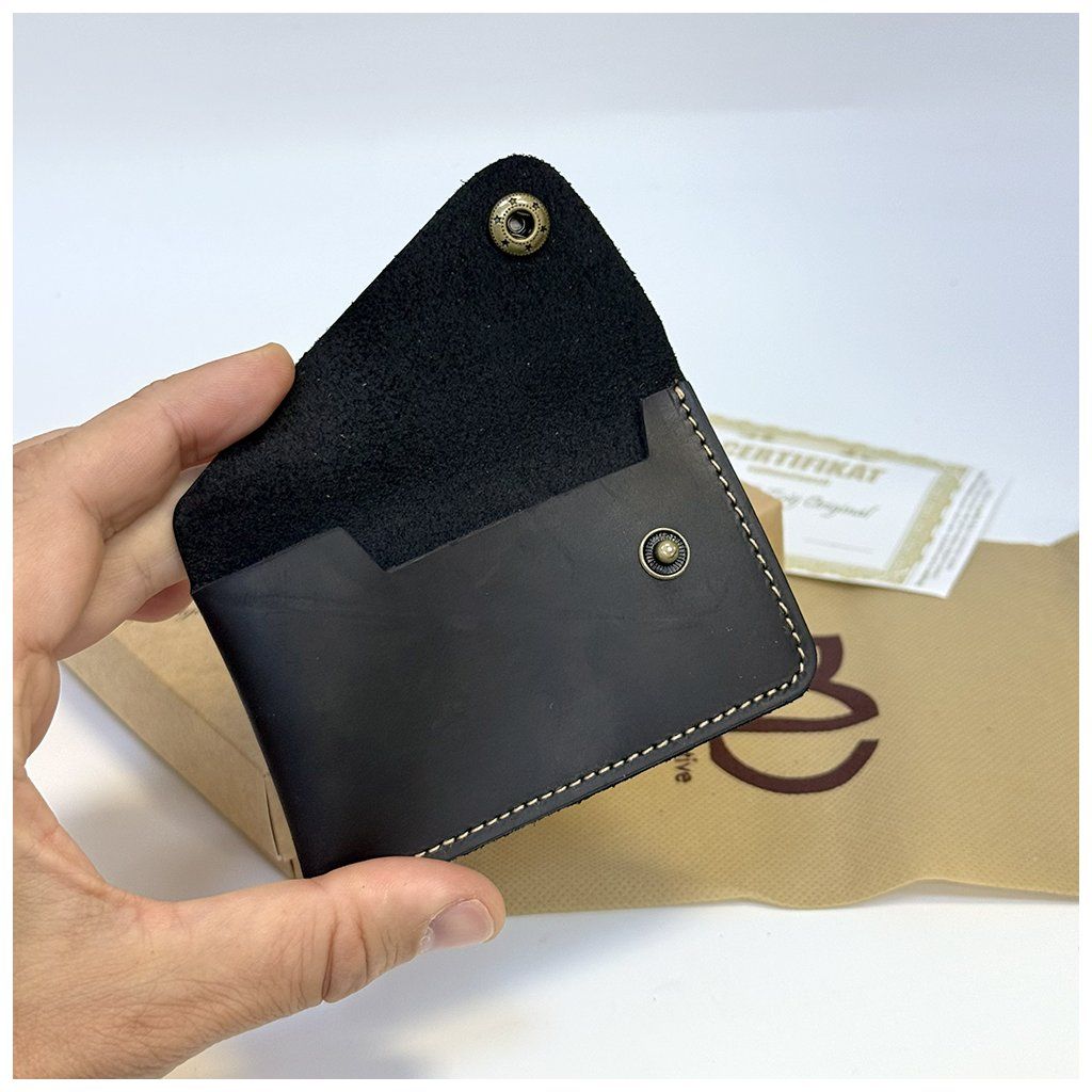 Luxusní mini peněženka z pravé kůže s personalizací