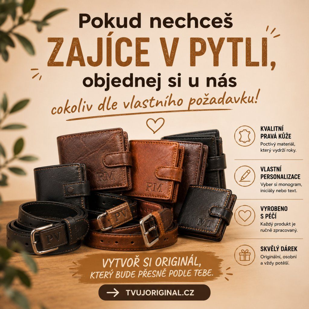 Zajíc v pytli, nové kožené pásky za zlomek ceny