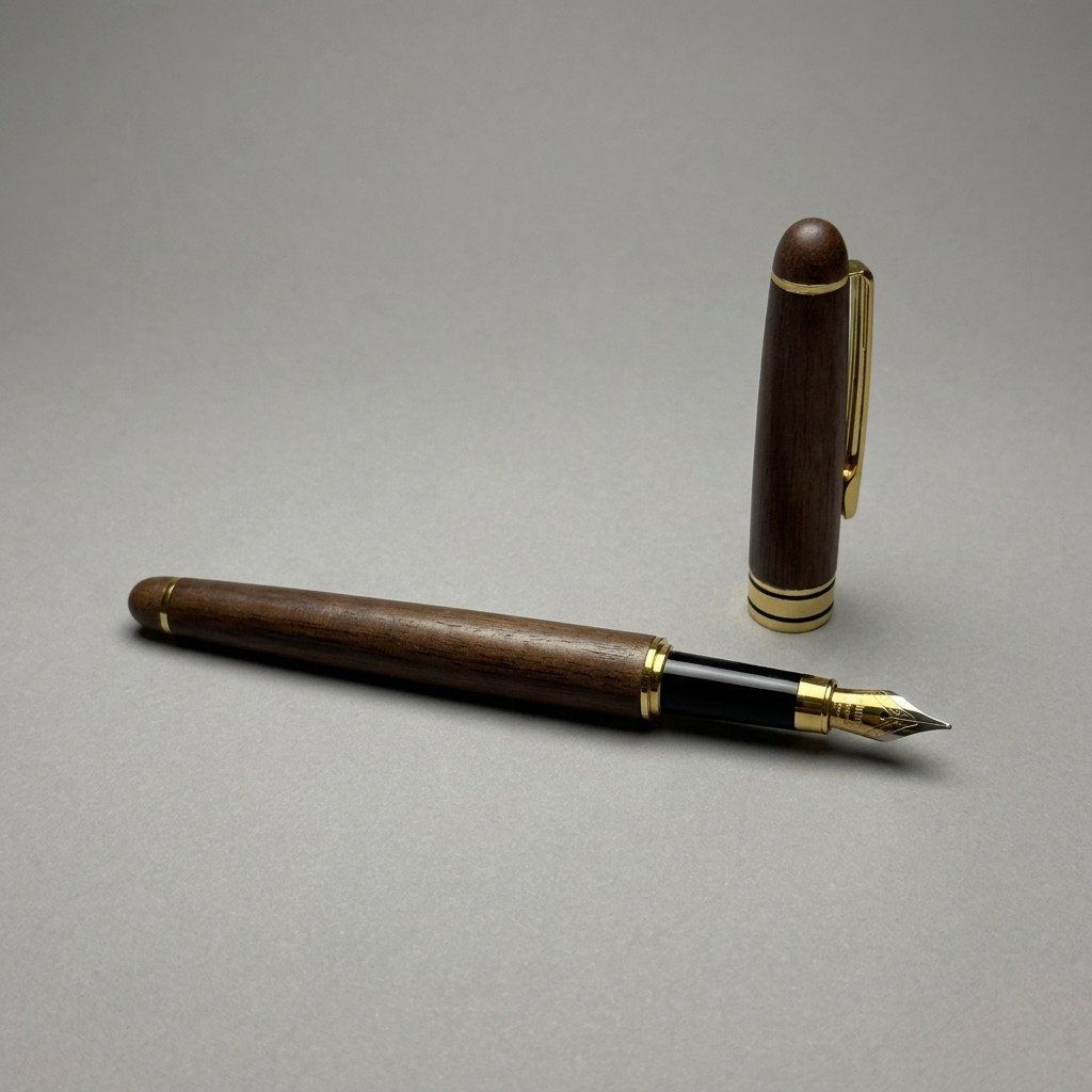 Dřevěné pero s vlastním monogramem