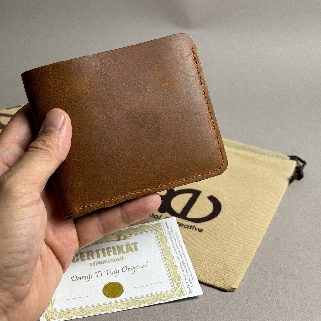 Luxusní kožená peněženka s vlastní personalizací